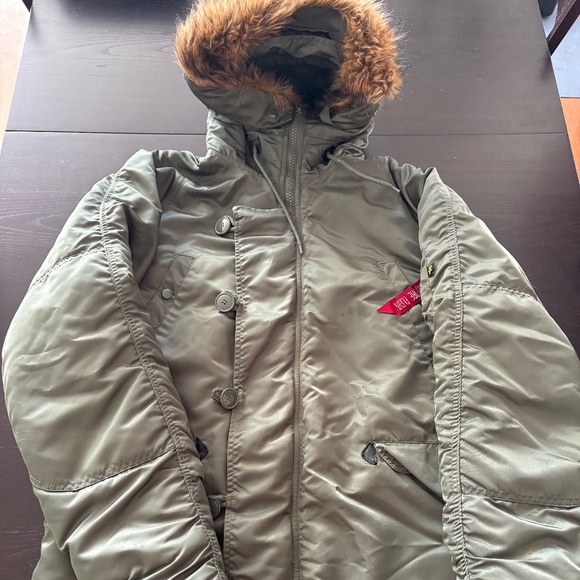 Mens Alpha Industries Extreme Cold N-3B Parka Size Large - Picture 1 of 8